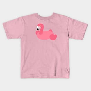 Pool Flamingo Summer Float Kids T-Shirt